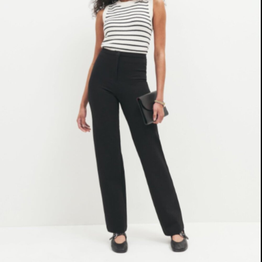 NWT - REFORMATION  Cove Pant - Black